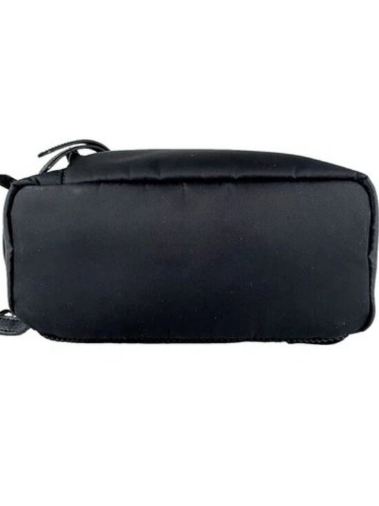 Auth FENDI ZAINO MINI Backpack Black Nylon/Fur/Silvertone - z9473 main image 5